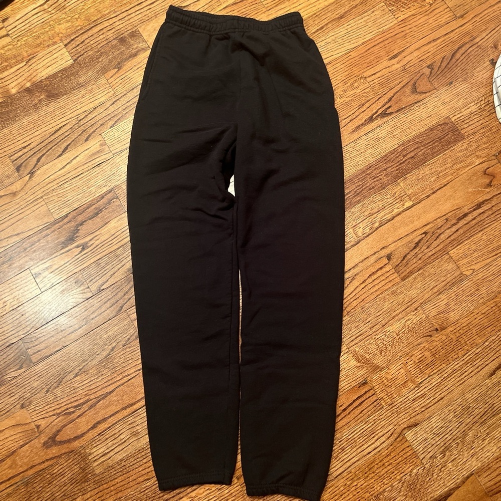 Black pair of sweatpants